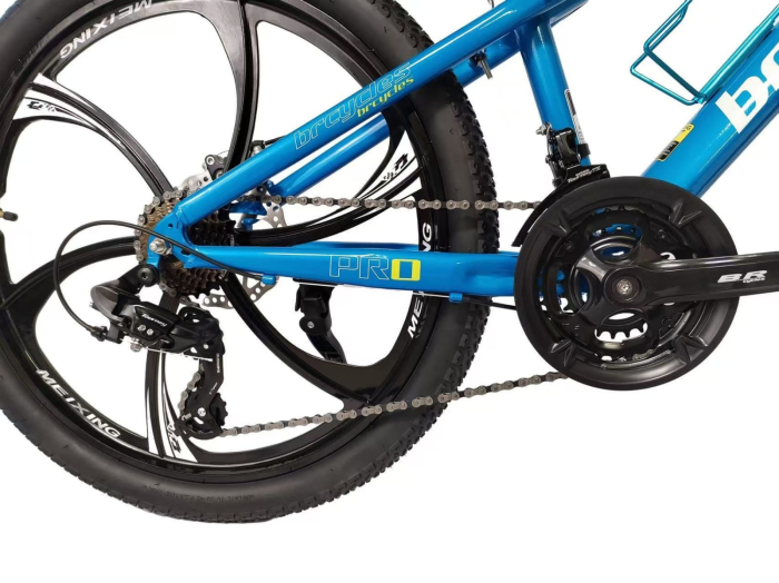 Bicicleta MTB 26″ S2603, cadru OTEL, 21 viteze, Roti Magnesium cu Shimano, Albastru - [4]