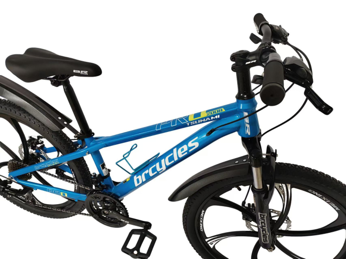 Bicicleta MTB 26″ S2603, cadru OTEL, 21 viteze, Roti Magnesium cu Shimano, Albastru - [9]