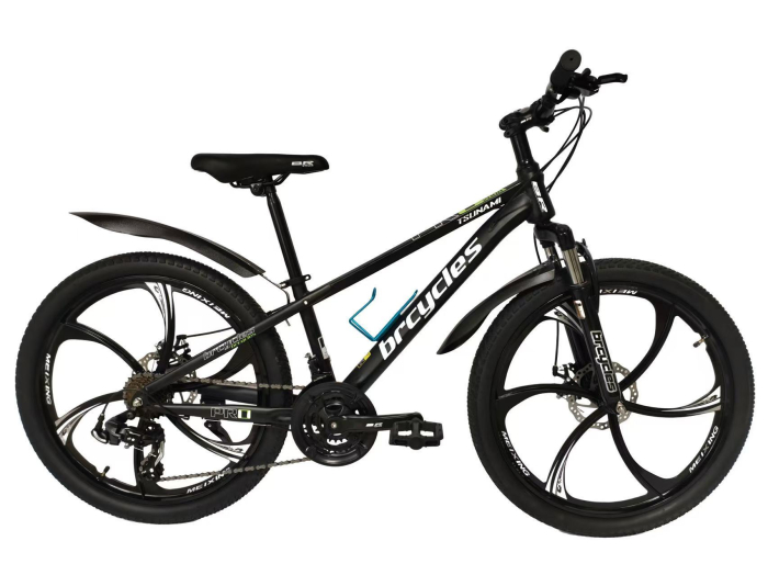 Bicicleta MTB 26″ S2603, cadru OTEL, 21 viteze, Roti Magnesium cu Shimano, Negru [2]