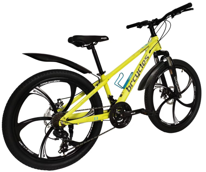 Bicicleta MTB 26″ S2603, cadru OTEL, 21 viteze, Roti Magnesium cu Shimano, Verde [3]