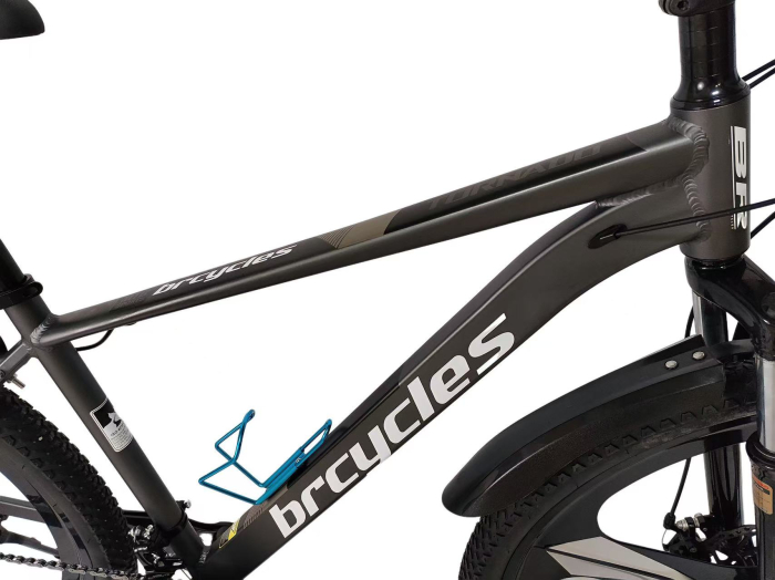 Bicicleta MTB 29″ BR Tornado A2904 , cadru Aluminiu, 21 viteze, ROTI Magnesium cu Shimano, Gri [8]