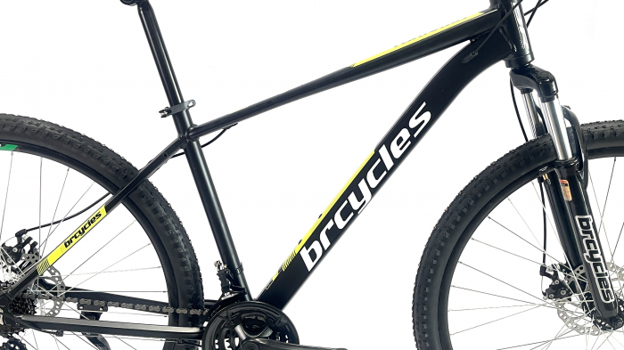 Bicicleta MTB 29″ BR Tornado, cadru Aluminiu, 21 viteze, cu Shimano, Negru [3]