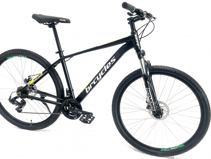 Bicicleta MTB 29″ BR Tornado, cadru Aluminiu, 21 viteze, cu Shimano, Negru [2]