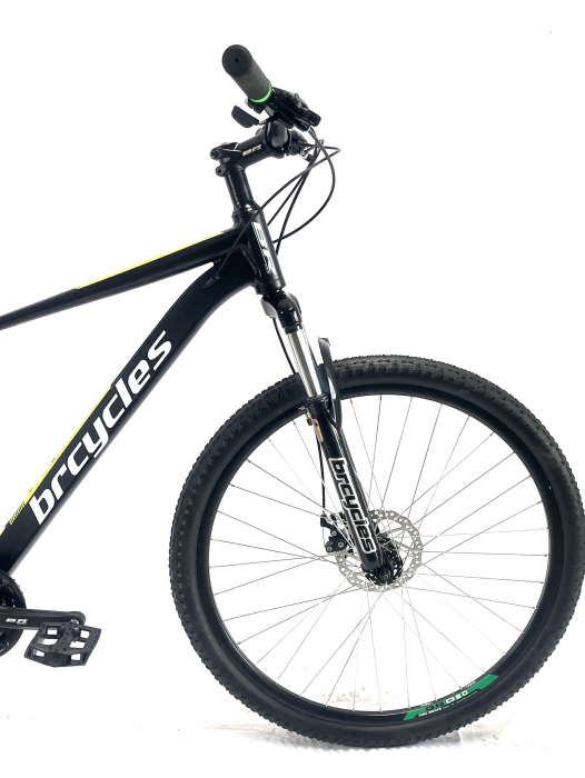 Bicicleta MTB 29″ BR Tornado, cadru Aluminiu, 21 viteze, cu Shimano, Negru [5]