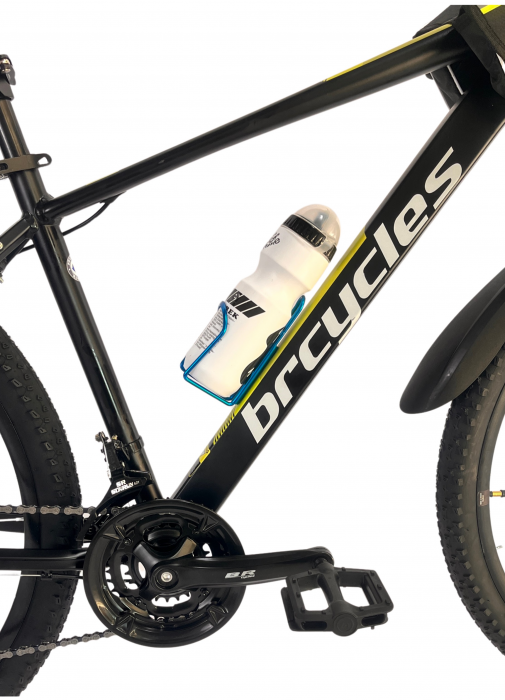Bicicleta MTB 29″ BR Tornado Trekking cu Carrier, cadru Aluminiu, 21 viteze, cu Shimano, Negru [5]
