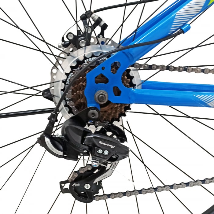 Bicicleta MTB- 29"TG Carrier, cadru otel 17', manete secventiale, frane disc, 21 viteze, albastru SHIMANO [8]