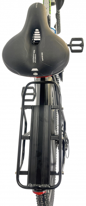 Bicicleta MTB 29"  TG Carrier, cadru otel 17', manete secventiale, frane disc, 21 viteze, negru/argintiu SHIMANO [14]