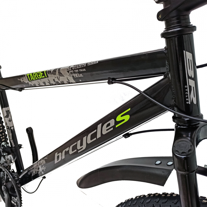 Bicicleta MTB 29"  TG Carrier, cadru otel 17', manete secventiale, frane disc, 21 viteze, negru/argintiu SHIMANO [5]