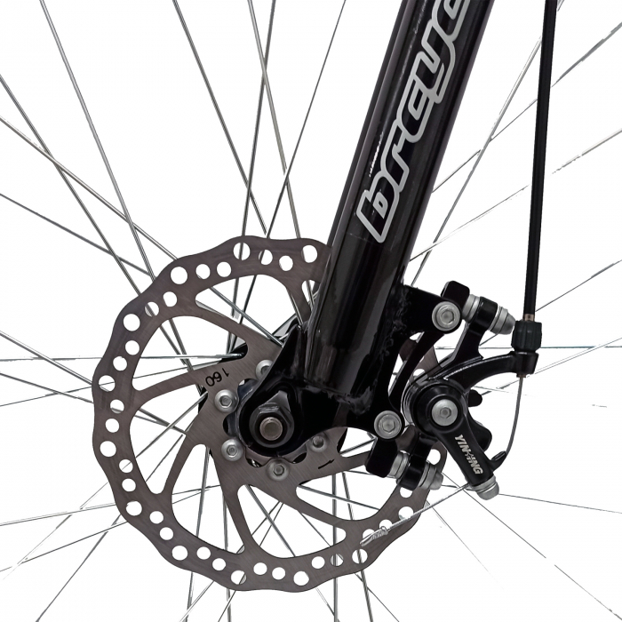Bicicleta MTB-HT 29" BR Target, cadru otel 17', manete secventiale, frane disc, 21 viteze, Negru [5]