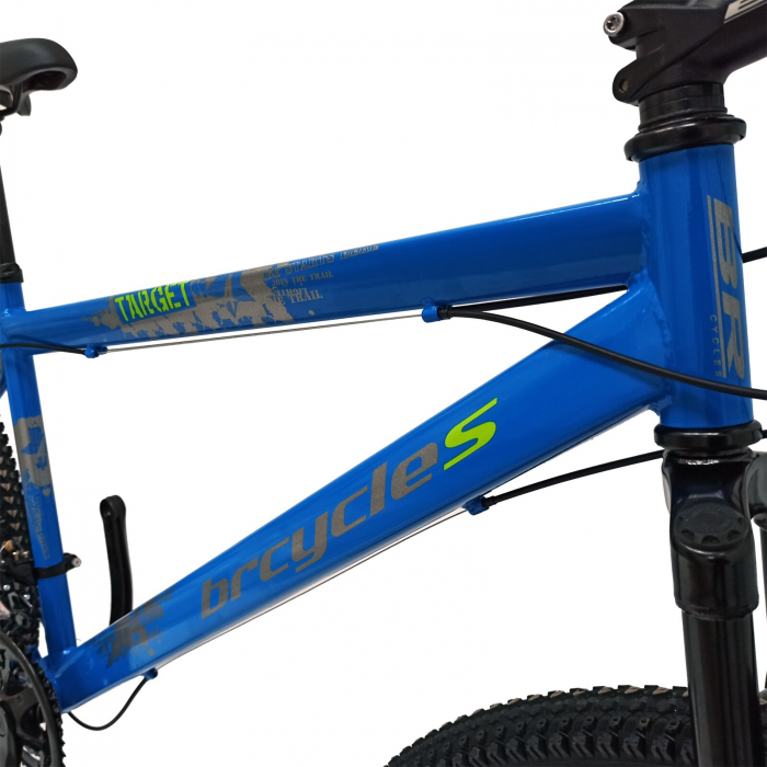 Bicicleta MTB-Target 29'', cadru otel 17″, frane disc, manete secventiale, 21 viteze, Albastru [9]