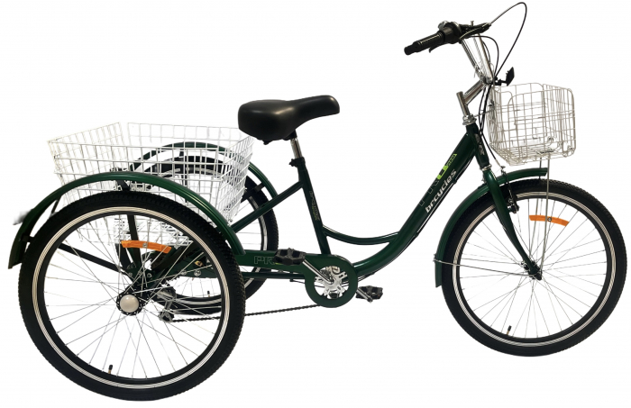 tricicleta pt adult roti  24''  Verde MATT [2]