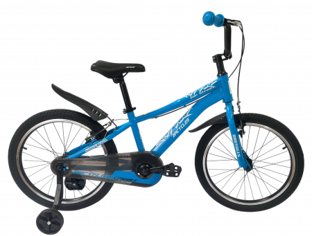 Biciclete Copii - Bicicleta BR S2002 Neptune 20'' single viteze, varsta 6-9 ani,Albastru