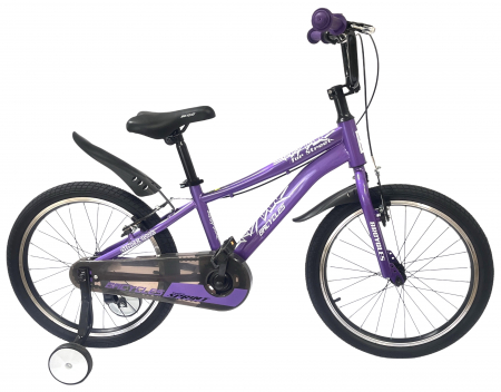 Biciclete Copii - Bicicleta BR S2002 Neptune 20'' single viteze, varsta 6-9 ani, Mov