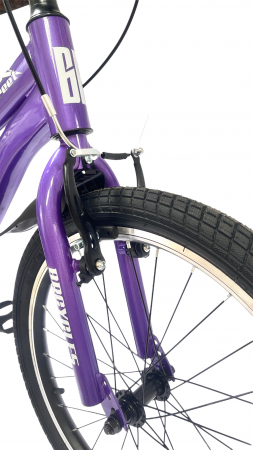 Bicicleta BR S2002 Neptune 20'' single viteze, varsta 6-9 ani, Mov [3]