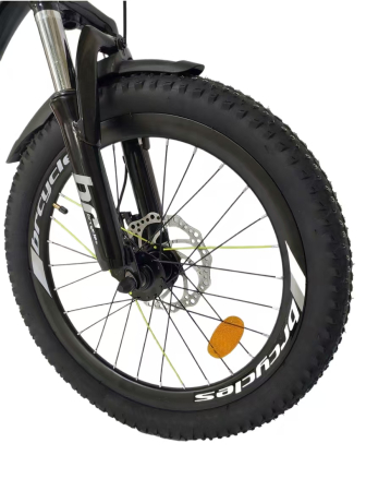 Bicicleta BR S2001 Inspire 20'' 7 viteze, Cadru otel ,varsta 6-9 ani,Shimano NEGRU [12]