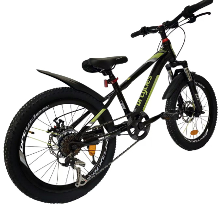 Bicicleta BR S2001 Inspire 20'' 7 viteze, Cadru otel ,varsta 6-9 ani,Shimano NEGRU [5]