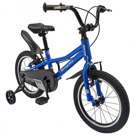 Bicicleta copii 16" BR S1602 Kids Sports, albastru, varsta 4-6 ani [1]