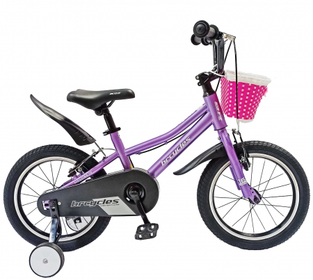 Biciclete Copii - Bicicleta copii 16" BR S1602 Kids Sports, MOV, varsta 4-6 ani