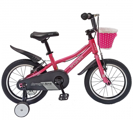 Biciclete Copii - Bicicleta copii 16" BR S1602 Kids Sports, ROZ, varsta 4-6 ani