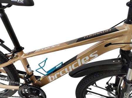 Bicicleta MTB 24″ A2404, cadru OTEL, 21 viteze, Roti magnesium cu Shimano, GOLD [6]