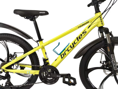 Bicicleta MTB 24″ S2403, cadru OTEL, 21 viteze, Roti magnesium cu Shimano, Verde [4]