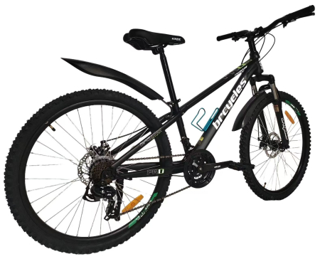 Bicicleta MTB 26″ S2601, cadru OTEL, 21 viteze, Roti aluminiu cu spite , Shimano, Negru [2]