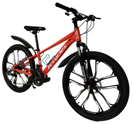Bicicleta MTB 24″ A2404, cadru OTEL, 21 viteze, Roti magnesium cu Shimano, ROSU [8]
