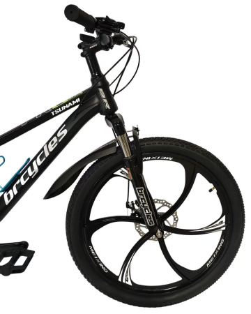 Bicicleta MTB 26″ S2603, cadru OTEL, 21 viteze, Roti Magnesium cu Shimano, Negru [6]