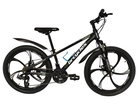 Bicicleta MTB 26″ S2603, cadru OTEL, 21 viteze, Roti Magnesium cu Shimano, Negru [1]