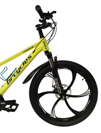 Bicicleta MTB 26″ S2603, cadru OTEL, 21 viteze, Roti Magnesium cu Shimano, Verde [8]