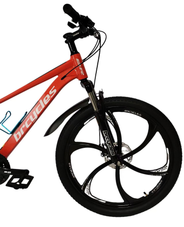 Bicicleta MTB 26″ A2604, cadru Aluminiu , 21 viteze, Roti Magnesium cu Shimano, ROSU [1]