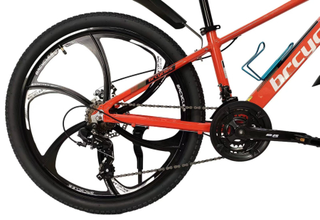 Bicicleta MTB 26″ A2604, cadru Aluminiu , 21 viteze, Roti Magnesium cu Shimano, ROSU [3]