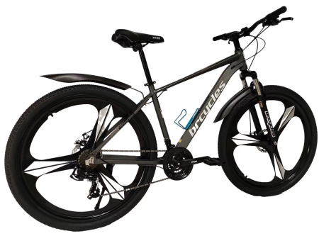 Bicicleta MTB 29″ BR Tornado A2904 , cadru Aluminiu, 21 viteze, ROTI Magnesium cu Shimano, Gri [8]