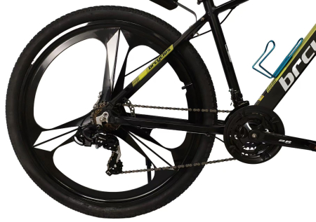 Bicicleta MTB 29″ BR Tornado A2904 , cadru Aluminiu, 21 viteze, ROTI Magnesium cu Shimano, Negru [1]