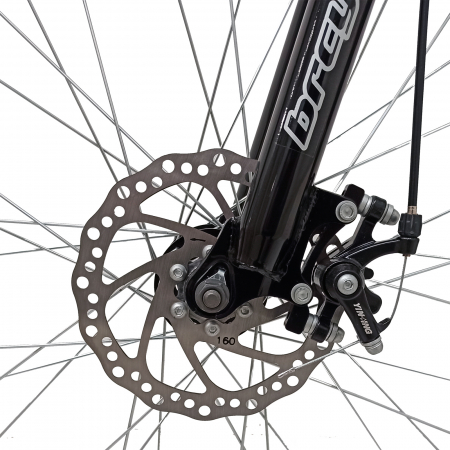 Bicicleta MTB 29"  TG Carrier, cadru otel 17', manete secventiale, frane disc, 21 viteze, negru/argintiu SHIMANO [10]