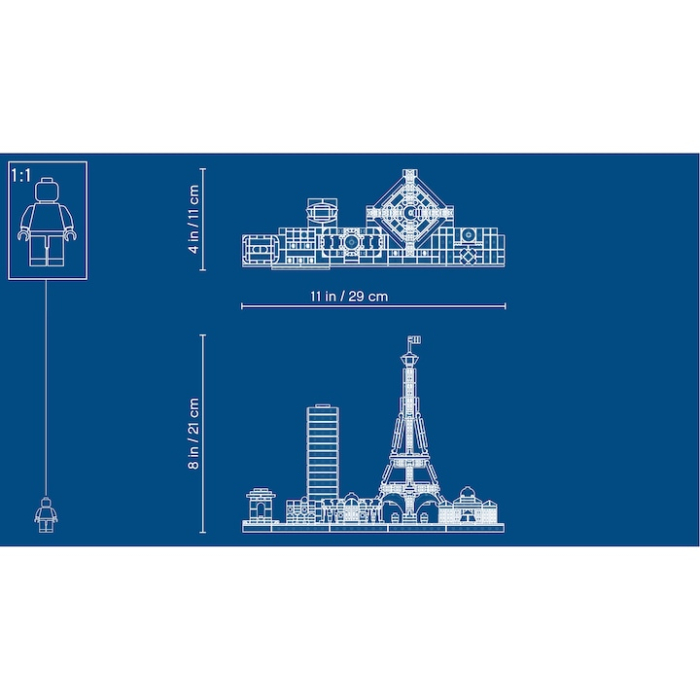 LEGO® Architecture - Paris 21044, 649 piese SH CERTIFICAT [2]