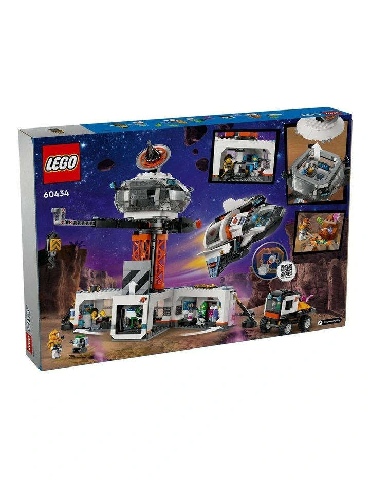 LEGO® City - Baza spatiala si platforma de lansare a rachetei 60434, 1422 piese [3]