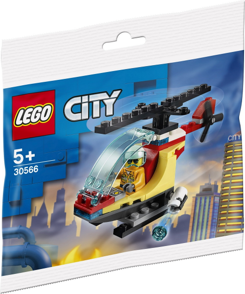 LEGO City - Elicopter de pompieri 30566, 35 piese [1]
