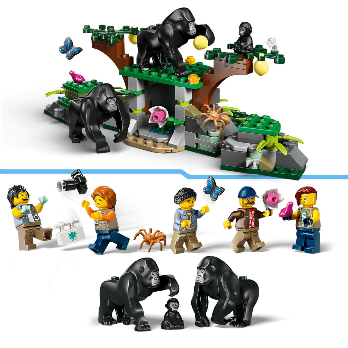LEGO® City - Elicopterul unui explorator al junglei la tabara de baza 60437, 881 piese [5]