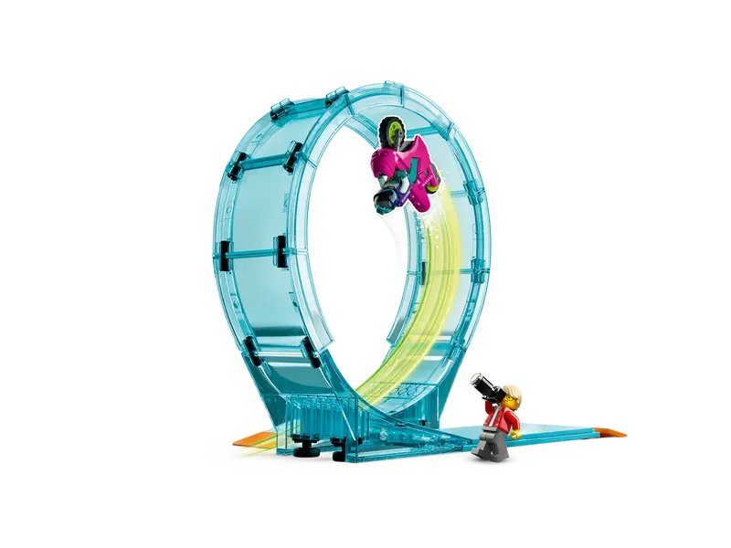 LEGO® City - Provocarea suprema de cascadorii pe motocicleta 60361, 385 piese [2]