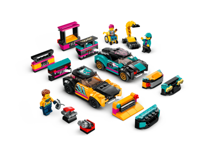 LEGO® City - Service pentru personalizarea masinilor 60389, 507 piese [3]