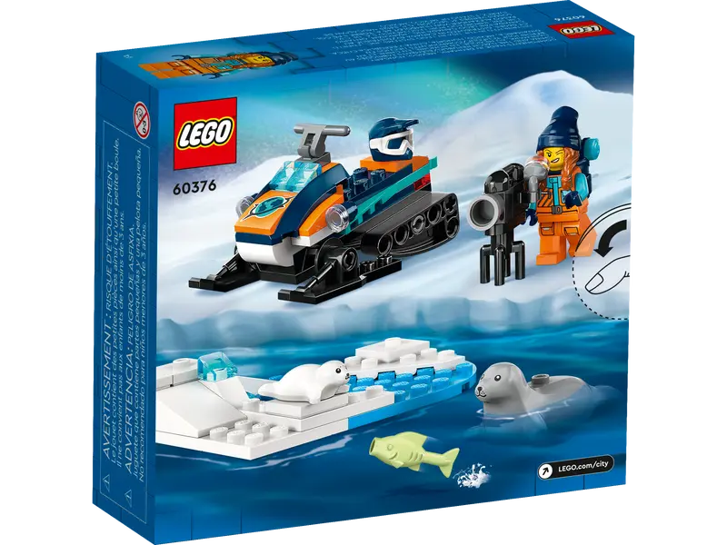 LEGO® City - Snowmobil de explorare arctica 60376, 70 piese [2]