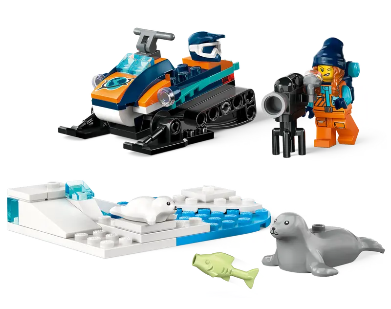 LEGO® City - Snowmobil de explorare arctica 60376, 70 piese [3]