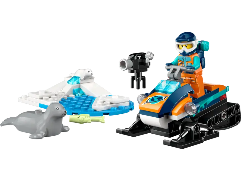 LEGO® City - Snowmobil de explorare arctica 60376, 70 piese [4]