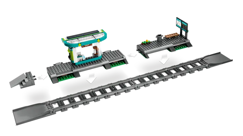 LEGO® City - Statie si tramvai in centrul orasului 60423, 811 piese [5]