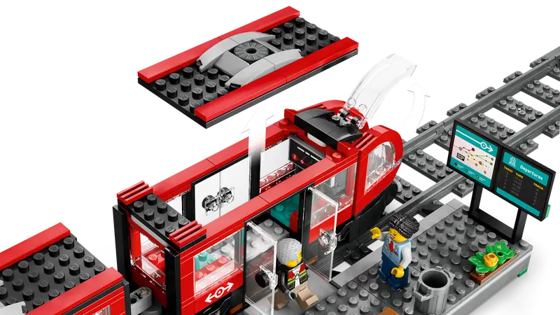 LEGO® City - Statie si tramvai in centrul orasului 60423, 811 piese [6]
