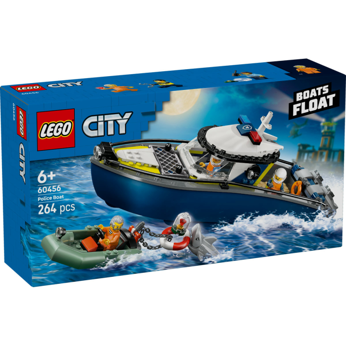 LEGO® City - Urmarire cu barca de politie 60456, 264 piese [1]
