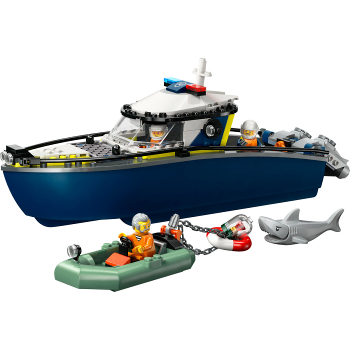 LEGO® City - Urmarire cu barca de politie 60456, 264 piese [4]