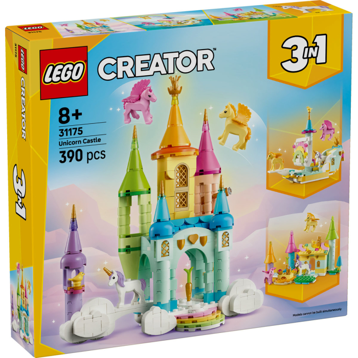 LEGO Creator 3 in 1 - Castel cu unicorni 31175, 390 piese [1]