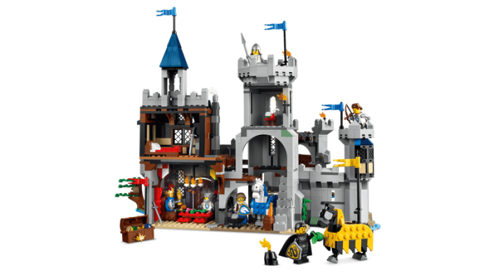 LEGO® Creator 3 in 1 - Castel medieval cu cai si cavaleri 31168, 1371 piese [3]
